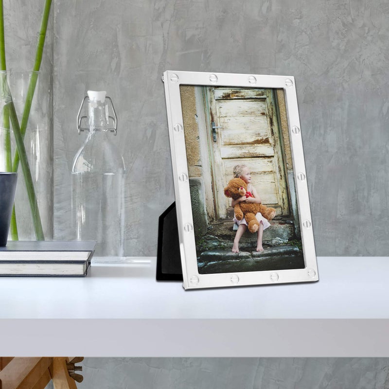 Lawrence Frames Metal Frame, Elegance, Silver, 5x7 - Image 5